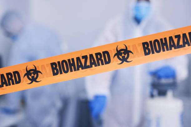 Professional Biohazard Cleanup technician working in Manchester, VA